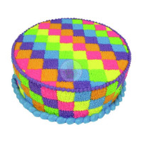 Retail Products-Cakes, Buttercream, Checkered - 1
